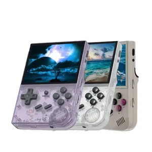 wholesale 3.5 Inch Ips Screen Rg35xx Portable game boy Pocket Video Player Games Kids Gifts foldable game for travel Handheld Ga