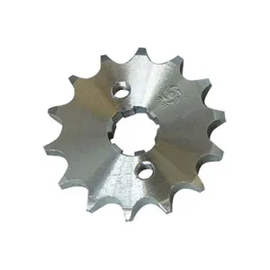 Motorcycle Front Sprocket 14T Drive Chain Kit 1045# Hobbing Crown Wheel Rear Sprocket Set Carburization