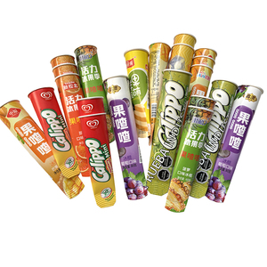 Gobelets en papier d'emballage de qualité alimentaire de tube push-up étanche à paroi unique avec logo personnalisé pour la crème glacée et <span class=keywords><strong>Calippo</strong></span> avec couvercle - Product Image 3