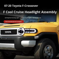 Feux avant LED pour Toyota FJ Cruiser 2007-2017, ensemble de feux avant automatiques, clignotant dynamique, état neuf - Feux de voiture dynamiques