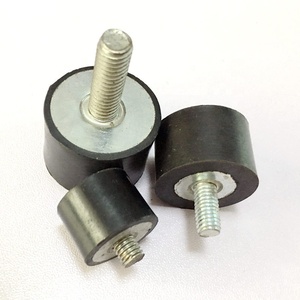 Amortisseurs de vibrations en caoutchouc naturel à haute <span class=keywords><strong>amortissement</strong></span>, <span class=keywords><strong>facteur</strong></span> de perte 0.4, type tampon industriel, anti-vibration métal-caoutchouc, <span class=keywords><strong>d</strong></span>écoupe sur mesure - Product Image 5