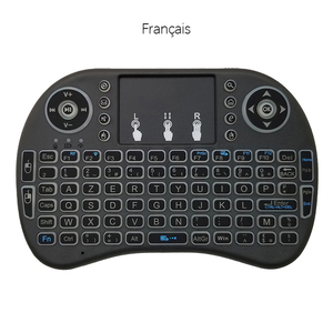 2.4GHz sans fil mini personnalisé à une main touchpad <span class=keywords><strong>gaming</strong></span> rvb <span class=keywords><strong>clavier</strong></span> souris ensemble pour ordinateur portable smart tv - Product Image 1