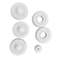 Pièces d'engrenage en laiton, ABS, nylon usinées sur mesure par CNC, impression 3D SLS, engrenages en plastique de précision, service d'impression 3D, engrenage à billes