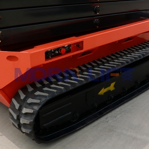 MORN 4m 6m 8m 10m 12m elektrikli parça kaba arazi paletli makaslı kaldırma dizel paletli makaslı kaldırma CE ISO - Product Image 4