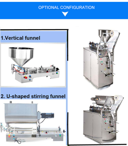 Machine d'emballage alimentaire automatique pour sachets de ketchup, mayonnaise, miel, pochettes, sacs, boîtes en papier d'aluminium - État neuf, bois, plastique, moteur - Product Image 1