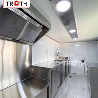 Kit de remorque alimentaire préfabriquée personnalisable économique pour tacos, cuisine commerciale de luxe, camion-restaurant mobile