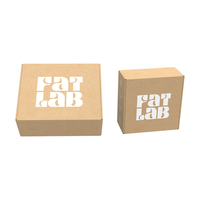 Boîtes d'expédition de dossiers personnalisées écologiques avec laminage mat et logo personnalisé
