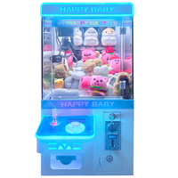 Мини-игрушечный кран с монетоприемным управлением