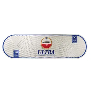 canudos de plástico de refrigerantes Suppliers-Barra de borracha pvc macia personalizada, com logotipo, tapete de corredor de barra de silicone