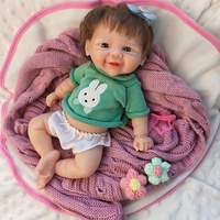 Poupée Reborn en Silicone Vivienne de 12 pouces, réaliste, avec cheveux implantés, membres souples, anatomiquement correcte pour les enfants