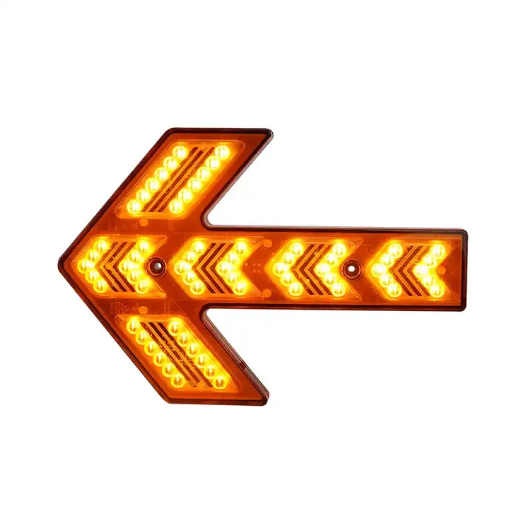 Gros indicateur LED flèche clignotant panneau de signalisation lumière pour camion véhicule