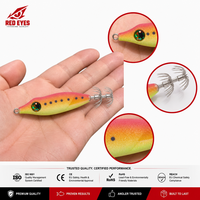 Échantillon Gratuit Leurre de Pêche en Plastique Coloré pour Eau Moyenne, 6g, Boîte, Type Calamar Bionique, pour Pêche en Mer REDETYES Vente en Gros
