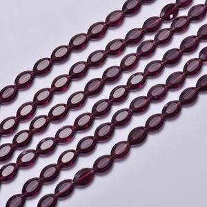 Boucles d'oreilles, perles, cristaux synthétiques, accessoires de bricolage, bracelet ovale aplatie, livraison gratuite - Product Image 5