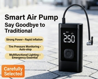 Car Wireless air Pump, Car Portable Electric air Pump, Car Tire High-pressure Electric Inflator