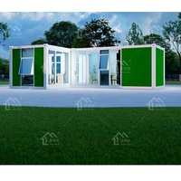 Assemblage rapide de maisons préfabriquées détachables Nouvelles maisons préfabriquées modulaires imperméables et isolantes de type K à faible coût