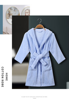 Peignoir à capuche 100 % coton pour enfants, poncho épais en tissu éponge, chaud pour l'hiver, pour garçons et filles