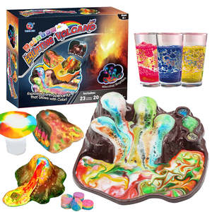 Kit de Experimentos STEM de Modelo de Volcán DIY, Juego Químico que Brilla en la Oscuridad, Caja de Juguetes Educativos de Ciencia para Niños - Product Image 1