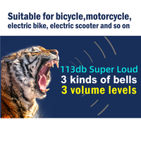 SOS détection de chute 113dB alarme de vibration de vélo IP65 télécommande sans fil véhicule Anti-cambrioleur alarme de vélo de sécurité extérieure