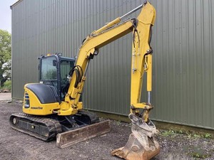 Excavadora de segunda mano barata Komatsu PC55 de tipo medio usada importada de Japón, excavadora nueva de 15-16tons de 15-16 toneladas 90% - Product Image 5