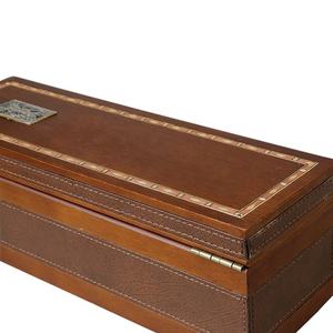Caja de Vino de Madera MDF Cúbica Personalizada, Hecha a Mano, Estilo Vintage, para una Sola Botella, DSW-1019, Acepta Pedidos Personalizados - Product Image 5