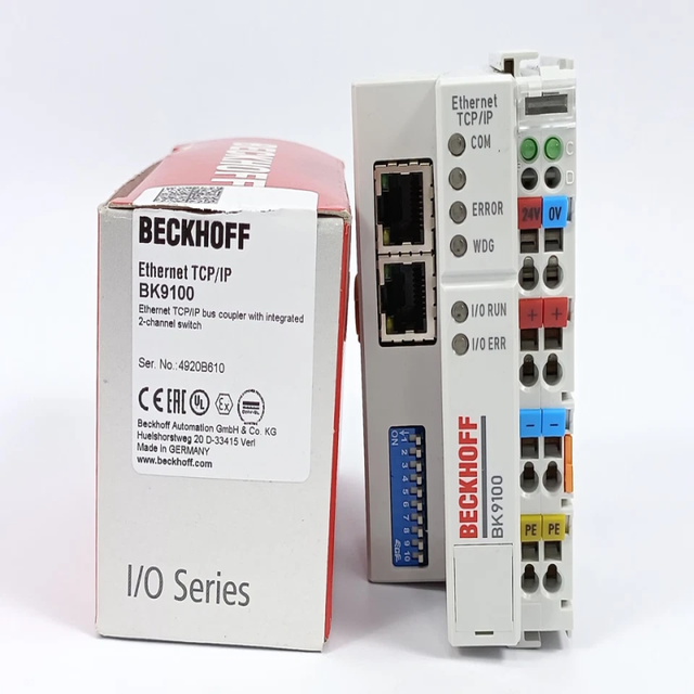 New and in Stock BK9100 Ethernet TCP/IP Bus Coupler With 2-Channel Switch  for PLC, PAC & Dedicated Ctrlrs
