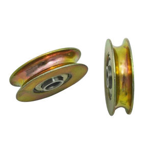 Stahlkugel lager Mitte Nut Schiebe schirm Tür Nylon Feder spann rolle Möbel Nachlauf - Product Image 2