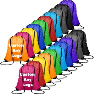 Mochila Deportiva Unisex Personalizada al por Mayor con Cordón, Reutilizable, Bajo MOQ, de Poliéster, Plegable, con Compartimento para Zapatos, Lavable, con Logotipo Impreso, 20-38L - Product Image 1