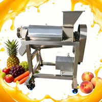 Industriële hoogcapaciteits sapcentrifuge voor groenten en fruit met PLC-besturing, 220V 2200W, voor fruitverwerkingsbedrijven en drankenfabrieken