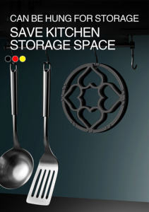 Petit support de casserole antidérapant pour cuisinière à <span class=keywords><strong>gaz</strong></span>, support de casserole en fer, accessoires auxiliaires pour casserole, casserole à lait, autres essentiels de cuisine, maison, camping-car - Product Image 6