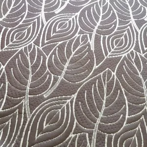 Jacquard Mattress Comfortable Fabric Ticking Fabric Polyester OEM ODM Knitted Brown Stretch Fabric Hometextile Weft YARN DYED