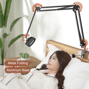 Supporto Universale Regolabile Impermeabile Portatile con Braccio Lungo in Alluminio per <span class=keywords><strong>Tablet</strong></span> <span class=keywords><strong>da</strong></span> <span class=keywords><strong>Letto</strong></span> e Scrivania, Bianco e Nero 1 - Product Image 2