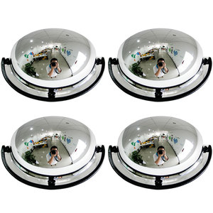 <span class=keywords><strong>Espejo</strong></span> Convexo de Media Cúpula de 30 cm <span class=keywords><strong>con</strong></span> Visión de 180 Grados, Duradero, Ayuda a Eliminar Puntos Ciegos, Lente Acrílica Ligera, 0.14 kg/0.45 kg, Shanghái - Product Image 2