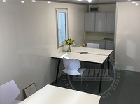 Maisons conteneur préfabriquées de luxe et remorques de bureau portables à vendre Bureau de remorque d'événement mobile
