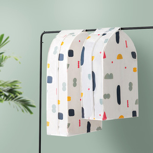 HeDou 3D Clothing Hanging Bag Rectangle Dustproof Moisture Proof Hook Type Bedroom Storage Minimalist Style PVC Cover - Product Image 1
