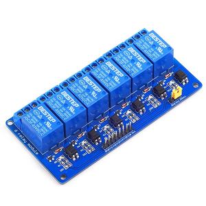 Modulo relè a 6 canali DC 5V 12V 24V con optoisolatore e uscita relè per il controllo di apparecchiature di automazione PLC - Product Image 3