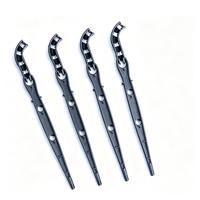 Compensateur de pression à flèche courbée 3/5 mm pour irrigation de serre et jardin, goutteur pour arbres fruitiers, dispositif d'arrosage automatique 1/8 pouce
