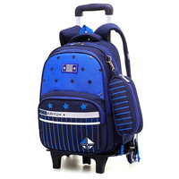 Enfants maternelle cartable enfants enfants chariot étanche cartable sac à roulettes sac à dos sacs d'école