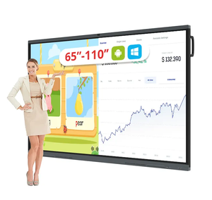 Pizarra Electrónica Interactiva 4K de 55, 65, 75 y 86 Pulgadas, con Sistema Operativo Dual Android y Windows, Pizarra Táctil Inteligente para la Enseñanza en el Aula Escolar - Product Image 3
