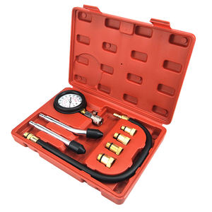 Testeur de compression de moteur à <span class=keywords><strong>essence</strong></span>, testeur de <span class=keywords><strong>pression</strong></span> de cylindre de moteur à <span class=keywords><strong>essence</strong></span> pour voiture, moto, kit de test automobile - Product Image 1