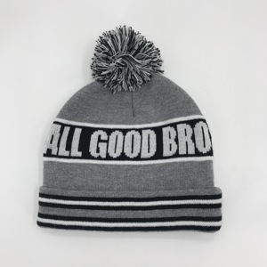 Chất Lượng Tốt Với Pom Pom Sọc Unisex Thời Trang Đan <span class=keywords><strong>Bobble</strong></span> Beanie Toque Thêu Logo Mùa Đông Thể Thao Tùy Chỉnh <span class=keywords><strong>Hat</strong></span> - Product Image 3