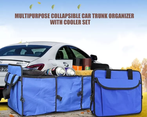 Organiseur de coffre de voiture portable à 5 compartiments avec sac isotherme pour SUV - Product Image 4