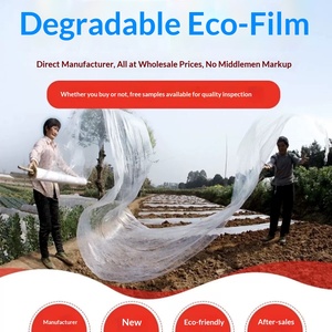 <span class=keywords><strong>Film</strong></span> de paillage PE entièrement biodégradable, s'adapte au cycle de croissance des cultures, résout la pollution blanche, améliore la fertilité - Product Image 2