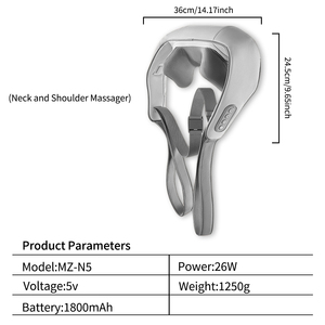 Massaggiatore Elettrico per Collo e Spalle con Riscaldamento al Grafene, Simula Movimenti di Presa Manuale, Copre Schiena e Gambe - Product Image 5