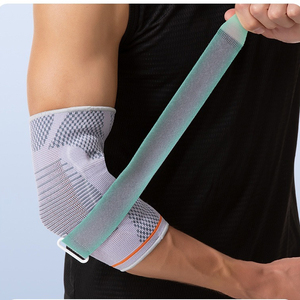 3Dデザイン高弾性ナイロンニット肘袖取り外し可能圧力ガード通気性圧縮膝肘パッド - Product Image 5