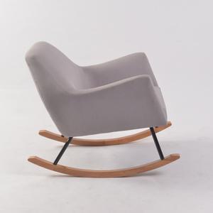 เก้าอี้ไม้แบบแยกส่วนทันสมัยเป็นมิตรกับสิ่งแวดล้อม, เก้าอี้โยกหุ้มเบาะสำหรับบ้านสำนักงานห้องนั่งเล่นสไตล์สบาย - Product Image 4