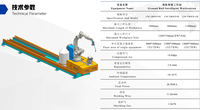Station de travail robotisée intelligente de soudage automatique sur rail mobile, programmable et librement configurable