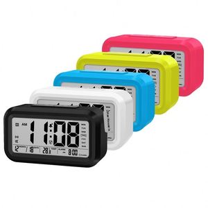 Reloj Despertador Inteligente LCD para Niños, Luz Nocturna Silenciosa, Uso en Hoteles, WiFi, Digital, Funciona con Batería, Función de Repetición, Movimiento Electrónico - Product Image 3