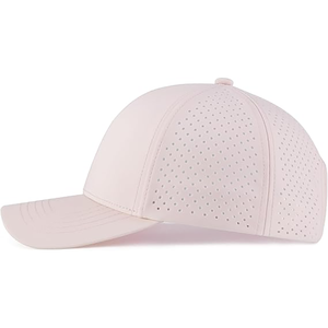 Casquette de golf à séchage rapide avec logo personnalisé Casquette de baseball à 6 panneaux Casquette Snapback en maille à bord incurvé pour unisexe - Product Image 3