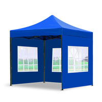 Carpa Plegable Portátil Personalizada 3x3, Tipo Pop-Up, Individual, para Todas las Estaciones, Interior/Exterior, PVC Impermeable, Fácil de Montar, Comercial