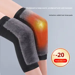 <span class=keywords><strong>Rodilleras</strong></span> Deportivas de Nailon Grueso <span class=keywords><strong>para</strong></span> Invierno, <span class=keywords><strong>con</strong></span> Forro Polar Térmico, Calentadores de Piernas a Prueba de Frío <span class=keywords><strong>para</strong></span> Bádminton - Product Image 2
